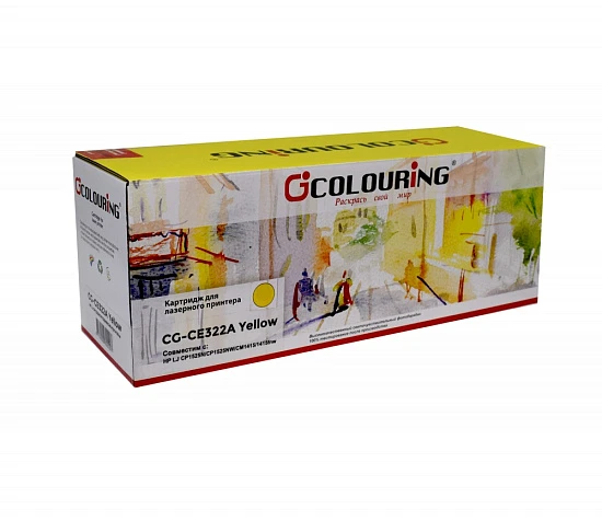 Картридж HP CE322A (№128A) Yellow 1.3K (Colouring)