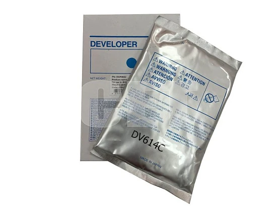 Девелопер DV-614C для KONICA MINOLTA Bizhub PRO C1060L, PRESS C1060/C1070/C1070P/C71HC (CET) Cyan