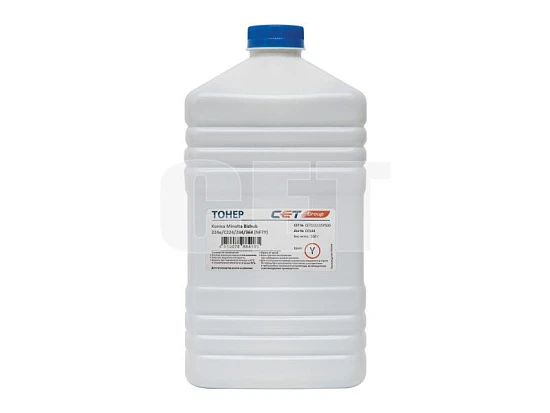 Тонер NF7Y TN-711Y/514Y для KONICA MINOLTA Bizhub C654/C754/C654e/C754e (CET) Yellow, 500г/бут, CET