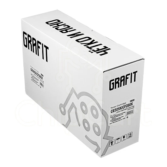 Картридж универсальный HP CE505X/CF280X/Canon 719H, 6.5K, Grafit