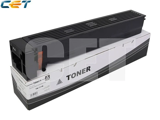 Тонер-картридж TN-711K для Konica Minolta Bizhub C454/C554/C454e/C554e, Black, 945гр, 47.2K (CET)