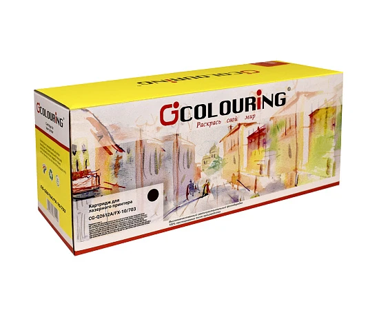 Картридж HP Q2612A/FX-10/703 (№12A) 2K (Colouring)