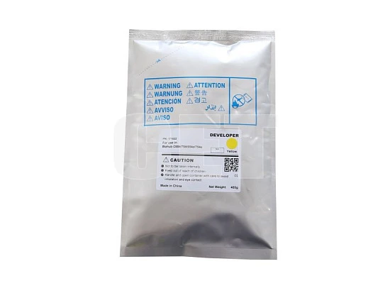 Девелопер для KONICA MINOLTA Bizhub C654/C754/C654e/C754e (CET) Yellow, 400г, 155000 стр., CET171022
