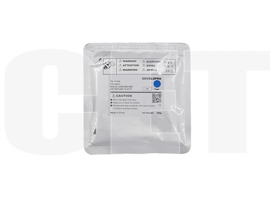 Девелопер IU-217C-Developer для KONICA MINOLTA Bizhub C227i/C257i/C287i (CET) Cyan, 180г, 90000 стр.