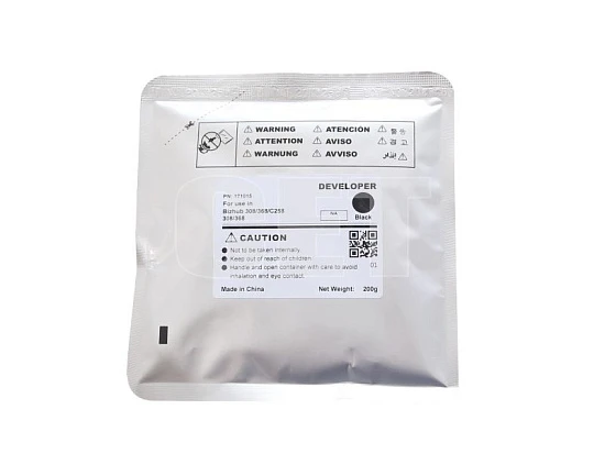 Девелопер для KONICA MINOLTA Bizhub 308/368/C258/C308/C368 (CET) Black, 200г, 600000 стр., CET171015