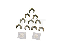 Бушинг резинового вала для HP LaserJet P2035/P2055, M401/M425 (CET), 2 шт/компл, CET3687R