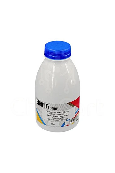 Тонер для Xerox Phaser 6000/6010/WC6015, Epson C1700, химический, Yellow, 30 гр, Grafit