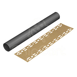 Комплект полиамидная термопленка + тканевая накладка для Kyocera FK-1150, Grafit