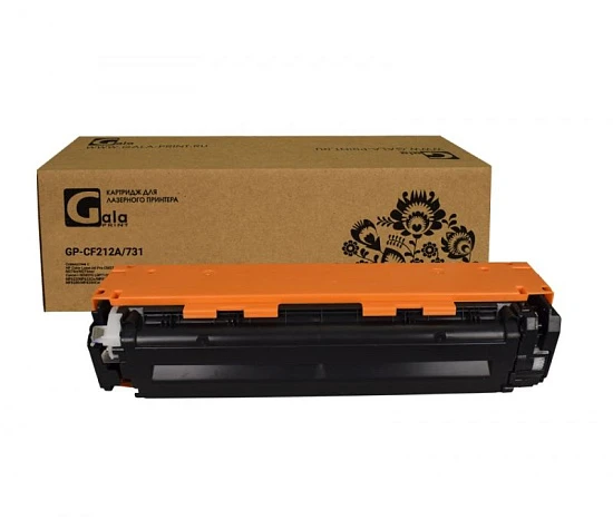 Картридж HP CF212A/731 (№131A) Yellow 1.8K (GalaPrint)