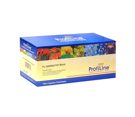 Картридж HP Q6000A/707 (№124A) Black 2.5K (ProfiLine)