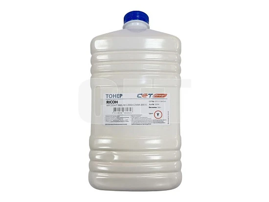 Тонер KR1Y 841926/842312 для RICOH MPC2504/C2003, IM C2000/C2500A (CET) Yellow, 500г/бут, (унив.)