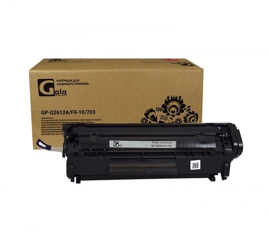 Картридж HP Q2612A/FX-10/703 (№12A) 2K (GalaPrint)
