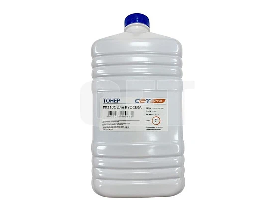 Тонер PK210 для KYOCERA ECOSYS P6230cdn/6235cdn/7040cdn (Japan) Cyan, 500г/бут, (унив.), OSP0210C500