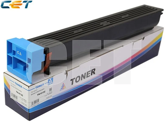Тонер-картридж TN-613C для KONICA MINOLTA Bizhub C452 (CET) Cyan, 510г, CET7272