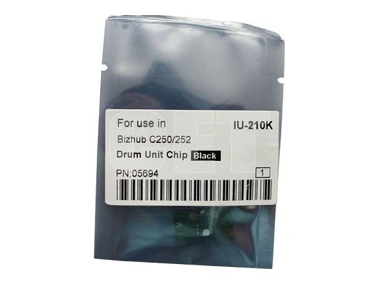 Чип драм-юнита для KONICA MINOLTA Bizhub C250/C252 (CET) Black, (WW), 70000 стр., CET5694