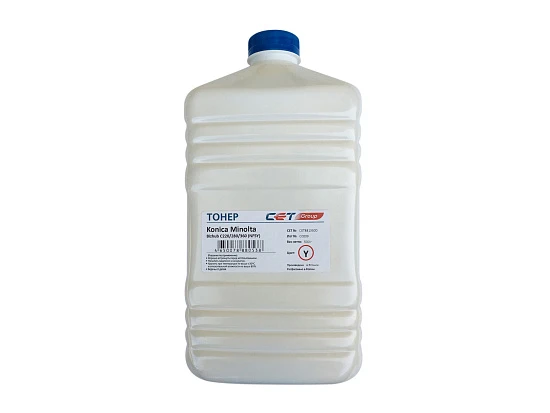 Тонер NF5Y TN-216Y/319Y для KONICA MINOLTA Bizhub C220/280/360 (CET) Yellow, 500г/бут, (унив.)