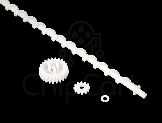 Шнек очистки блока барабана Kyocera DK-5230/DK-5231, P5021/P5026/M5521/M5526 + 2 шестерни и стопор