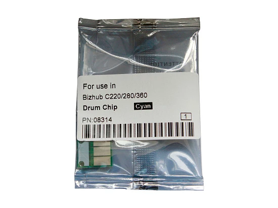 Чип драм-юнита для KONICA MINOLTA Bizhub C220/C280/C360 (CET) CMY, (WW), 90000 стр., CET8314
