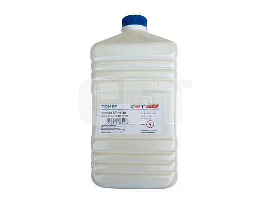 Тонер NF5Y TN-216Y/319Y для KONICA MINOLTA Bizhub C220/280/360 (CET) Yellow, 500г/бут, (унив.)