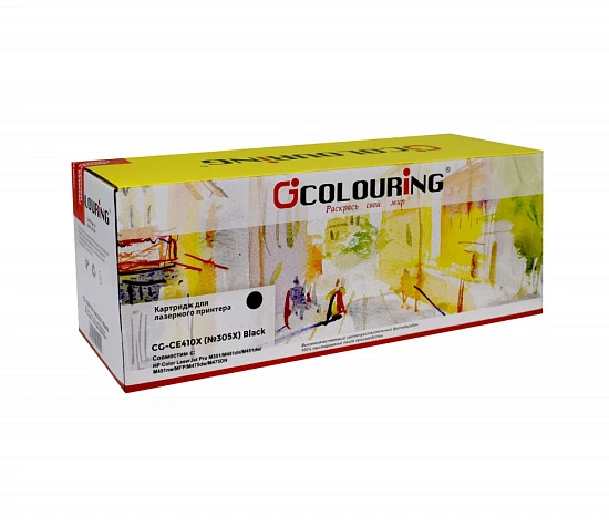 Картридж HP CE410X (№305X) Black 4K (Colouring)