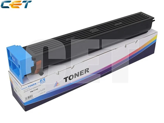 Тонер-картридж TN-711C для KONICA MINOLTA Bizhub C654/754 (CET) Cyan, 535г, 31500 стр., CET7297