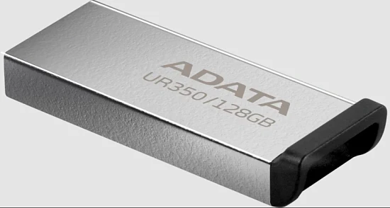 Флеш накопитель A-DATA UR350, 32GB, USB 3.2, металл/черный