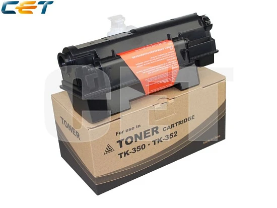Тонер-картридж + бункер отработки (PK2/PK11, без чипа) TK-350 для KYOCERA FS-3920DN (CET), 450г,