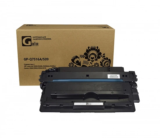 Картридж HP Q7516A/509 (№16A) 12K (GalaPrint)