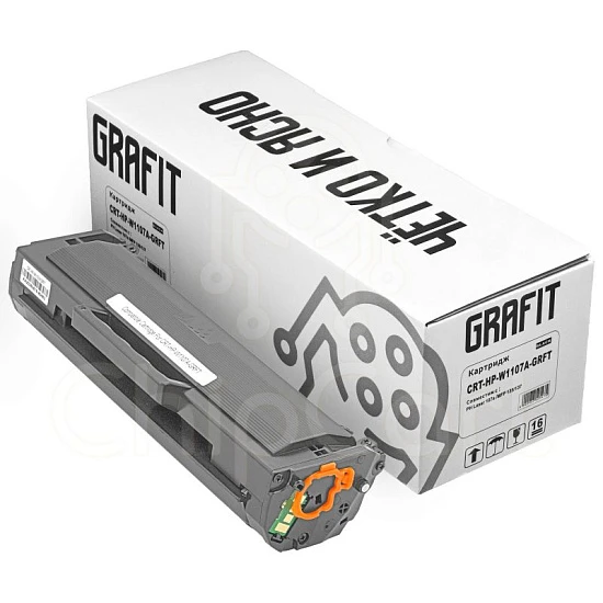 Картридж HP W1107A, 1K, Grafit