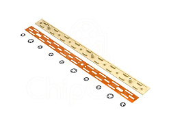 Прижимная планка фьюзера с крепежом (без накладки) для Kyocera M2040/P2235/P2040/M2135/M2540, Grafit