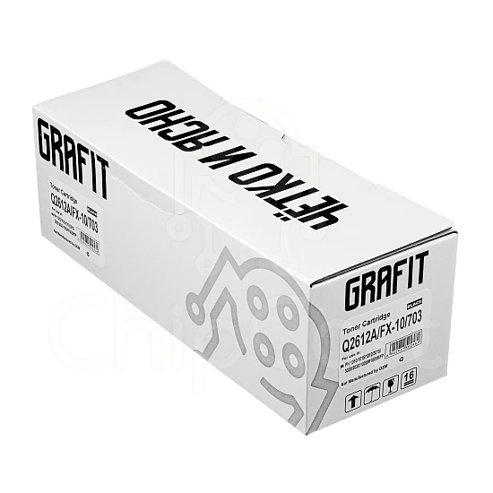 Картридж универсальный HP Q2612A/Canon 703/FX10, 2K, Grafit