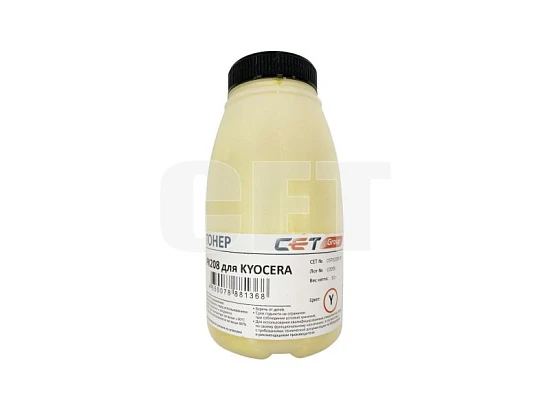 Тонер PK208 для KYOCERA ECOSYS M5526cdn (Japan) Yellow, 50г/бут, (унив.), OSP0208Y-50