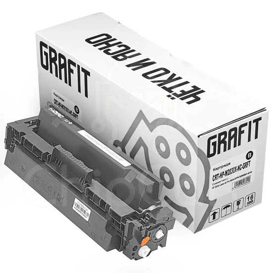 Картридж HP W2030X, Black, 7.5K, без чипа, Grafit