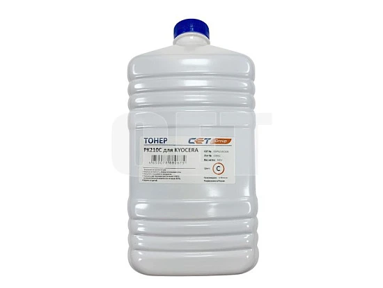 Тонер PK210 для KYOCERA ECOSYS P6230cdn/6235cdn/7040cdn (Japan) Cyan, 500г/бут, (унив.), OSP0210C500