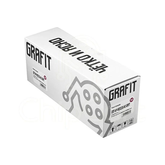 Картридж HP W2033X, Magenta, 6K, без чипа, Grafit