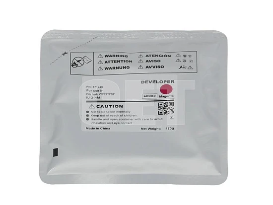 Девелопер IU-214M для KONICA MINOLTA Bizhub C227/C287 (CET) Magenta, 170г, 90000 стр., CET171039
