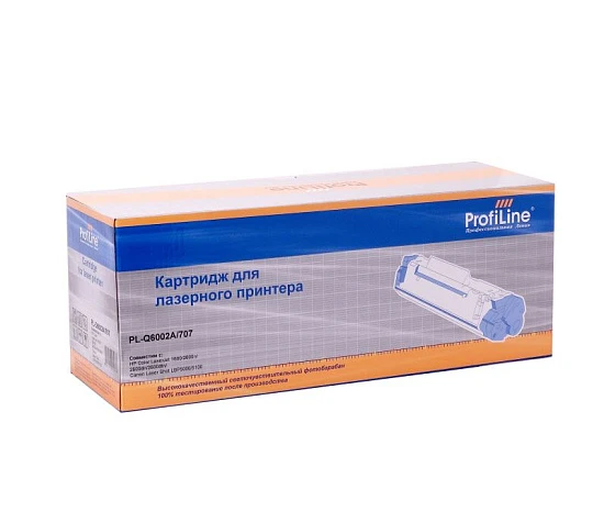 Картридж HP Q6002A/707 (№124A) Yellow 2K (ProfiLine)