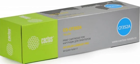 Картридж HP CF352A, Yellow 1K (Cactus)