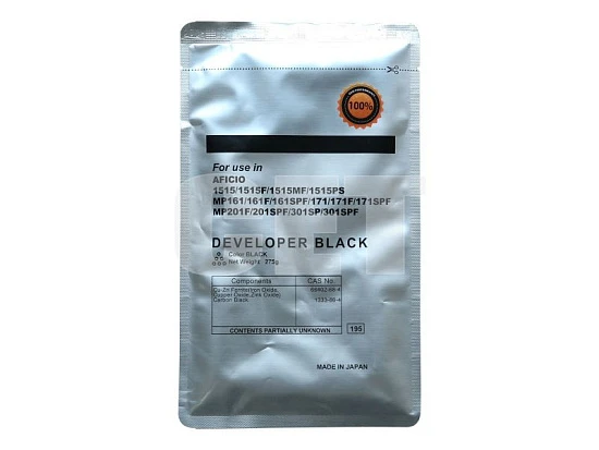 Девелопер для RICOH Aficio 1515/MP161/MP171/MP201 (CET), 275г/пак, 45000 стр., CET8881