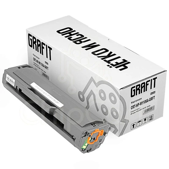 Картридж HP W1106A, 1K, Grafit