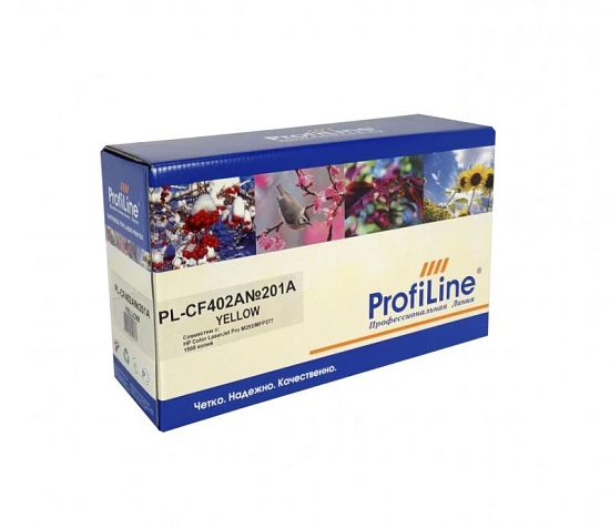 Картридж HP CF402A (№201A) Yellow 1.4K (ProfiLine)