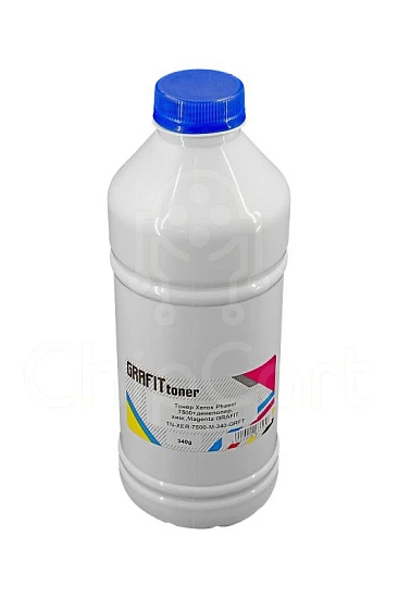 Тонер для Xerox Phaser 7500 + девелопер, химический, Magenta, 340 гр, Grafit