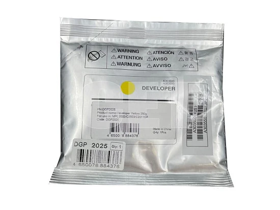 Девелопер для RICOH MPC2003/3003/3503/4503/5503/6003 (CET) Yellow, 235г, DGP2025
