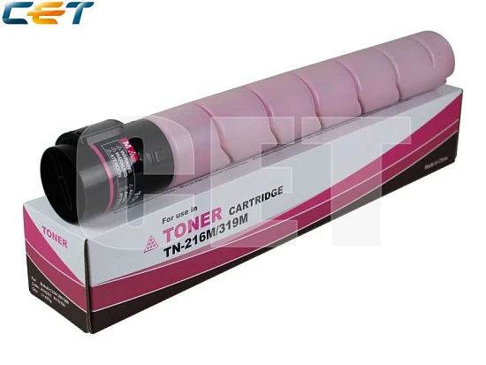 Тонер-картридж (NF5) TN-216M/319M для KONICA MINOLTA Bizhub C220 (CET) Magenta, 437г, CET6841
