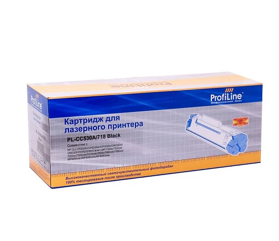 Картридж HP CC530A/718 (№304A) Black 3.5K (ProfiLine)