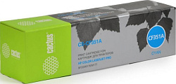Картридж HP CF351A, Cyan 1K (Cactus)