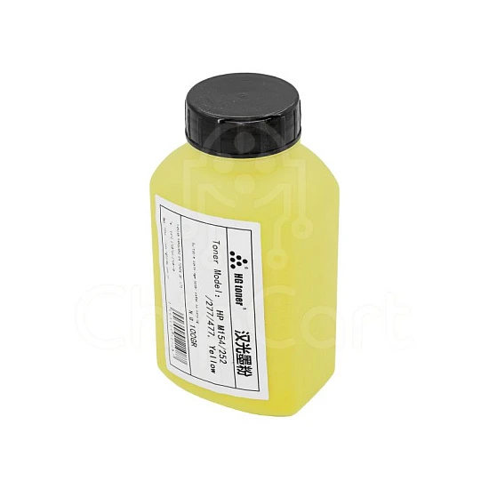 Тонер для HP CLJ M154/180/252/254/274/277/280/452/477, HGH01, химический, Yellow, 100гр, Handan