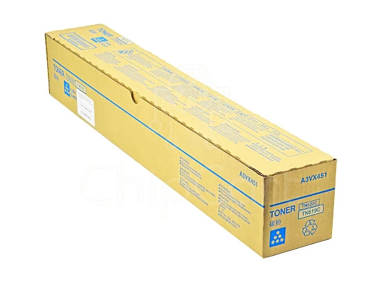 Тонер-картридж TN-619С/TN-620С для Konica Minolta C3070/C3080/C1060L, 1100 г, Cyan, Grafit