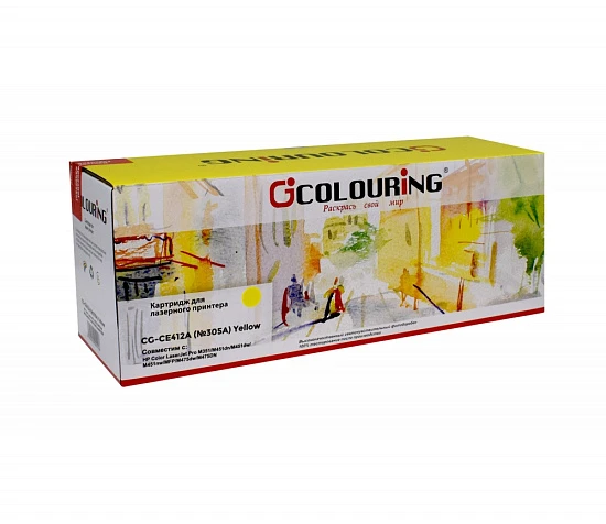 Картридж HP CE412A (№305A) Yellow 2.6K (Colouring)