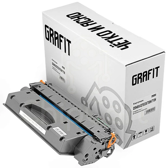 Картридж HP Q5949X/Q7553X, Canon 708H/715H, 7K, Grafit